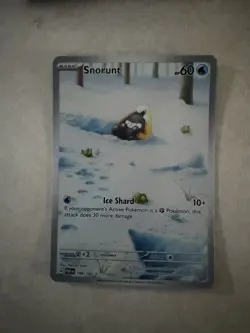 Pokemon TCG Snorunt 188/182 SV: Paradox Rift Illustration Rare Mint/NM ❄ ❄ - Image 2