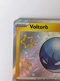 Pokemon TCG Voltorb 133/091 Paldean Fates Baby Shiny LP - Image 2