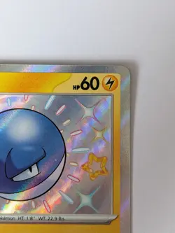 Pokemon TCG Voltorb 133/091 Paldean Fates Baby Shiny LP - Image 3