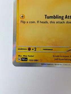 Pokemon TCG Voltorb 133/091 Paldean Fates Baby Shiny LP - Image 4
