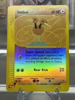 Pokemon Doduo 73/147 Aquapolis Reverse Holo - Image 2