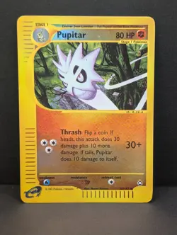 Pupitar 056/147 Aquapolis Reverse Holo Rare Pokemon TCG Nintendo LP - Image 1