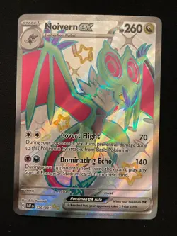 Pokemon Noivern ex Shiny Ultra Rare SV: Paldean Fates 220/091 NM - Image 1