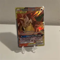 The Pokemon Company Charizard & Braixen GX 22/236 SM-Cosmic Eclipse Holo UR EN … - Image 1