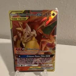 The Pokemon Company Charizard & Braixen GX 22/236 SM-Cosmic Eclipse Holo UR EN … - Image 2
