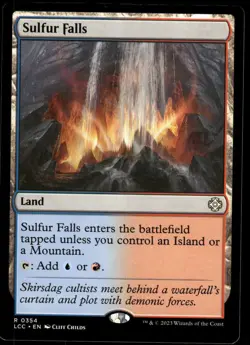 1x Sulfur Falls - Commander: The Lost Caverns of Ixalan - NM - MTG - Image 1
