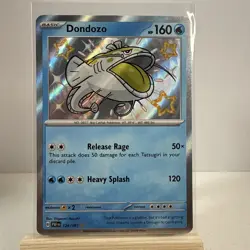 Dondozo 126/091 Shiny Rare Paldean Fates Pokemon Holo Near Mint - Image 1