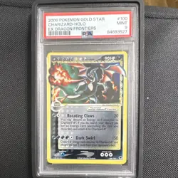 Pokemon Charizard Star Gold Star Holo EX Dragon Frontiers 100/101 PSA 9 - Image 1