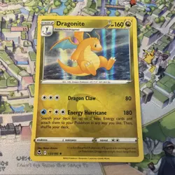 Dragonite 131/195 Holo Rare Silver Tempest Pokemon Holo Near Mint - Image 1