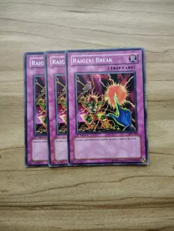 Yu-Gi-Oh! - Raigeki Break 3x - Full Playset Of Cards - Image 1