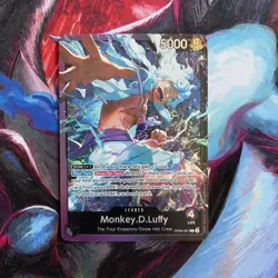Monkey D Luffy OP09-061 One Piece TCG ST26 Leader English Foil NM - Image 1