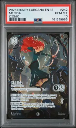 Disney Lorcana Merida-Formidable Archer 242/204 PSA 10 GEM MINT - Image 1