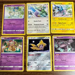 Pokemon Card Lot 10 Cards Mewtwo Jirachi Thundurus Tornadus Azelf Rare - Image 2