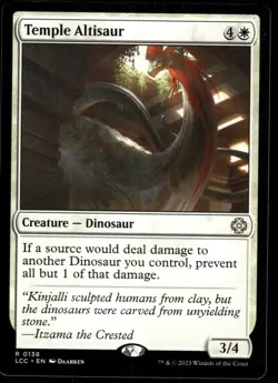 1x Temple Altisaur - Commander: The Lost Caverns of Ixalan - NM - MTG - Image 1
