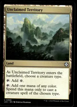 1x Unclaimed Territory - Commander: The Lost Caverns of Ixalan - NM - MTG - Image 1