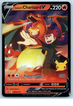 Lance's Charizard V SWSH133 SWSH: Sword & Shield Promo Cards (MP) - Image 1