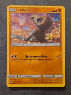 Pokemon TCG General Mills Cubone Holo Card Sequin, 57/131 - Image 1