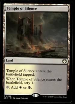 1x Temple of Silence - Commander: The Lost Caverns of Ixalan - NM - MTG - Image 1