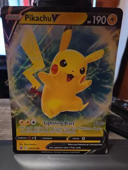 Pikachu V SWSH198 Jumbo Cards Holo - Image 1