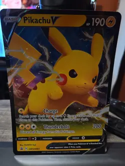 Pikachu V SWSH061 Jumbo Cards Holo - Image 1
