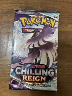 Chilling Reign Pokemon Booster Pack x 5 (Complete Pack Art Set) 820650808470 - Image 5