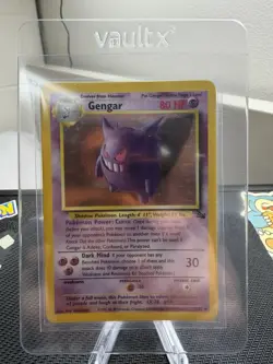 Pokemon TCG Gengar Fossil Holo Card 5/62 Unlimited Rare LP+💎 - Image 1