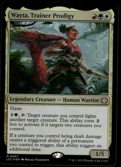 1x Foil Wayta, Trainer Prodigy - Commander: The Lost Caverns - NM - MTG - Image 1