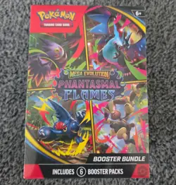 Pokemon Phantasmal Flames Booster Bundle Includes 6 Packs - Factory Sealed - Image 1
