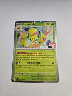 Pokemon TCG Galvantula Cosmo Holo Prize Pack 002/064 NM - Image 1