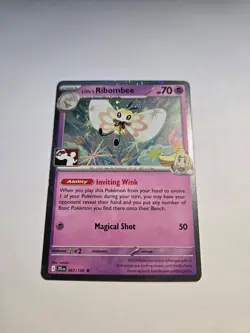 Pokemon TCG Lillie's Ribombee Cosmo Holo Prize Pack 067/159 NM - Image 1