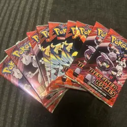 Destined Rivals Sleeved Packs Lot of 9. Pokemon SEALED - Image 1