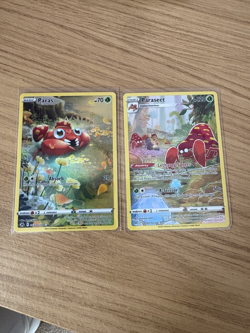 Pokemon Paras Crown Zenith GG32/GG70 & Parasect Lost Origin TG01/TG30 - NM - Image 1