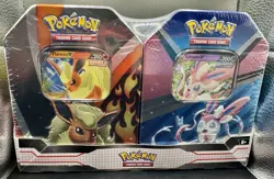 SEALED-EEVEE EVOLUTIONS TINS-UMBREON+FLAREON+SYLVEON+-V HEROS-SHIPPING INCLUDED! - Image 2