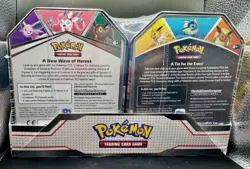 SEALED-EEVEE EVOLUTIONS TINS-UMBREON+FLAREON+SYLVEON+-V HEROS-SHIPPING INCLUDED! - Image 3