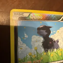 2013 Pokemon Legendary Treasures Deino 97/113 Pokemon League 3rd Place - Image 3