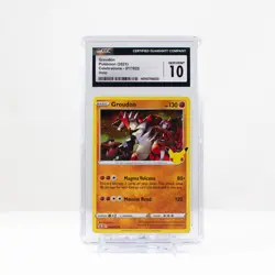 Pokemon Groudon Holo #017 Celebrations 2021 - CGC 10 GEM MINT - Image 2