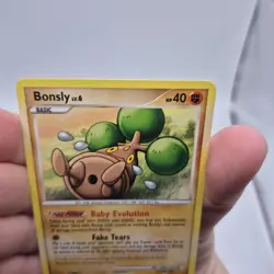 The Pokemon Company Bonsly 71/130 Diamond and Pearl Common 40 HP ENG - Image 3