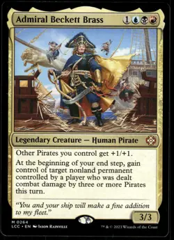 1x Admiral Beckett Brass - Commander: The Lost Caverns of Ixalan - NM - MTG - Image 1