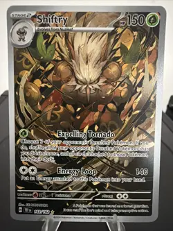 2024 Pokemon Shiftry 163/162 Sv05: Temporal Forces Holo Illustration Rare - Image 1