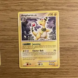 Pokemon Ampharos 1/132 Secret Wonders Rare Stage 2 130 HP English 2007 Regular - Image 1