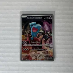 Pokemon Team Rocket's Wobbuffet 203 Scarlet & Violet Promo Holo EN 110 HP TCG - Image 1