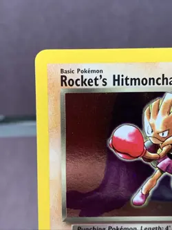 Pokemon TCG Gym Heroes Rocket's Hitmonchan Holo Rare 11/132 WOTC VTG - Image 2