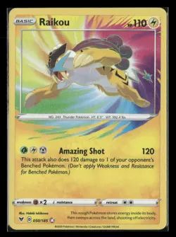 Raikou 050/185 Amazing Rare Vivid Voltage NM/M Pokemon - Image 1