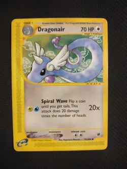 Pokemon TCG Dragonair 075/165 Expedition Base Set 2002 - Image 1