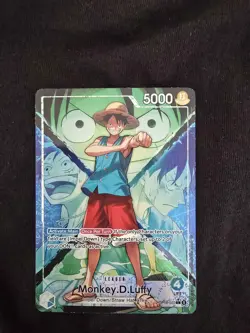 One Piece OP16-022 Monkey D Luffy Alt Art Leader OP16 THE TIME OF BATTLE - Image 1