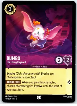 #46 Dumbo - The Flying Elephant PLAYSET x4 2025 Disney Lorcana Fabled 4x - Image 2