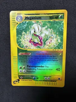 Pokemon TCG Meganium Expedition Base Set Reverse Holo Card 18/165 - Image 2