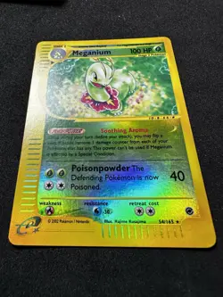 Pokemon TCG Meganium Expedition Base Set Reverse Holo Card 18/165 - Image 3