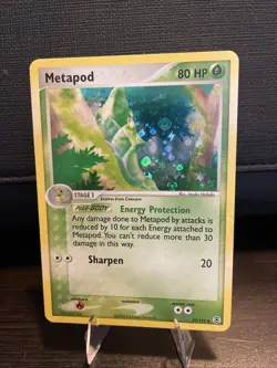 Pokemon Card - Metapod 39/112 - EX FireRed LeafGreen - Reverse Holo - Image 1