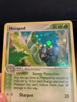 Pokemon Card - Metapod 39/112 - EX FireRed LeafGreen - Reverse Holo - Image 2